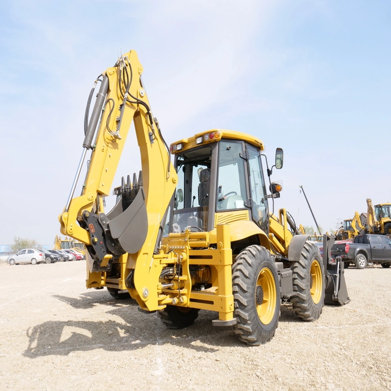 China Backhoe Loaders for Snow Removal and Landscaping Projects with CE/ISO Certified