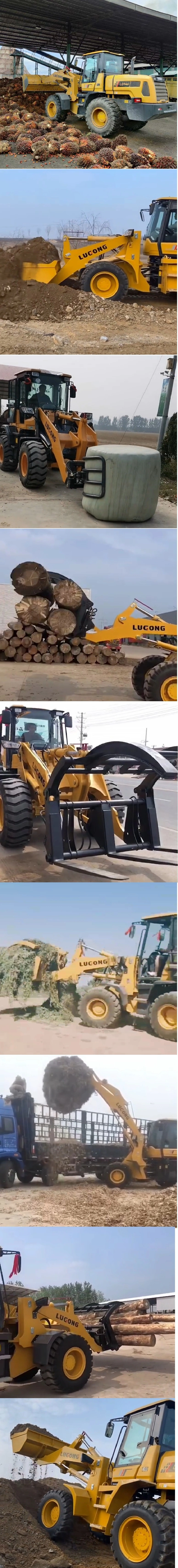 Lugong Brand Snow Removal Equipment Wheel Loader