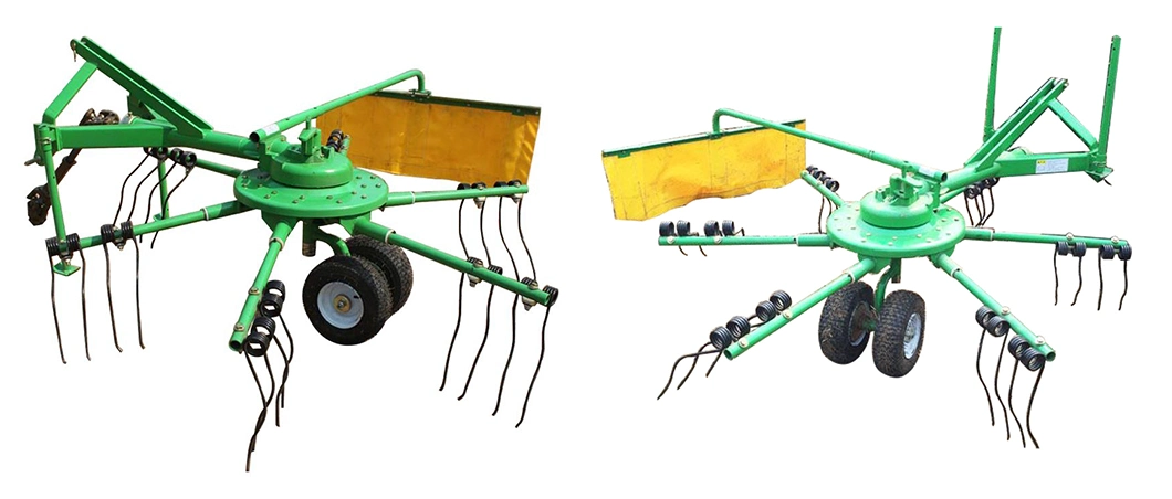 2022 Latest Factory Wholesale Rotary Disc Hay Rake for Tractor