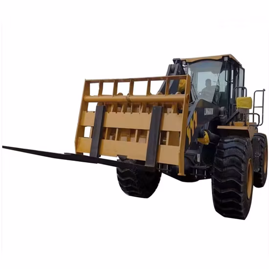 Garfos de carregadeira de máquinas de construção novíssimos Garfo de palete para acessório de carregadeira de rodas