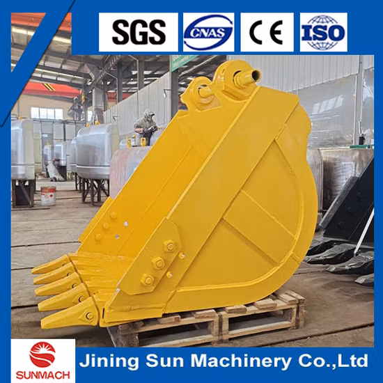Balde de escavadeira de serviço pesado Balde padrão Balde de rocha com controle de qualidade ISO9001